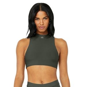 Alo Airlift Fuse Bra Tank in Dark Cactus
